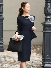 美品22AW✨FENDI サイドペプラムドレスワンピース O'Lock 2way 20240516152446096_215.jpg