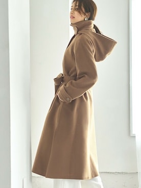 【美品】RUIRUE BOUTIQUE ビッグシルエットコンフォタブルコート RUIRUE BOUTIQUE（ルイルエブティック） フォックスファービッグ