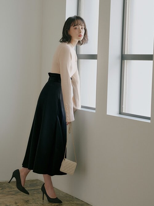 選べる3typeシルエットスカート（マーメイドタック） 選べる3typeシルエット美脚スカート（マーメイドタック