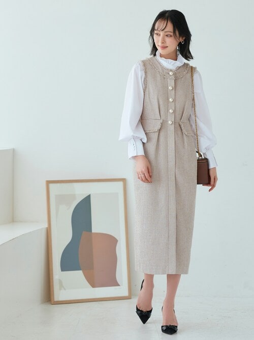 着脱楽々♪フロントファスナーシリーズ】パールモチーフミックス