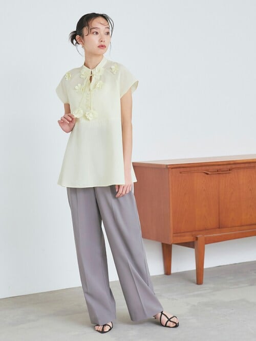 ストレッチ ｜ ピークドラペル ダブルジャケット ＆ プリーツ