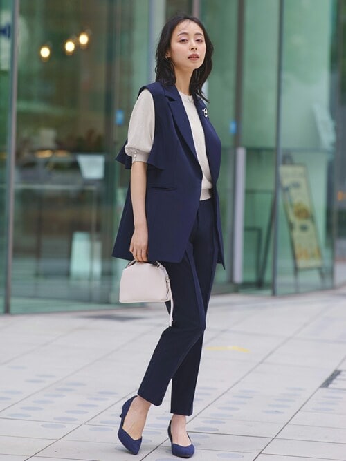 ルイルエブティック RUIRUE BOUTIQUE パールボタンラメパフニット （ペールブルー） ルイルエブティック RUIRUE BOUTIQUE パールボタンラメパフ