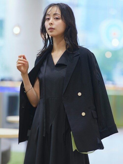 洗える ストレッチ ｜ パナマ シアー テーラードジャケット