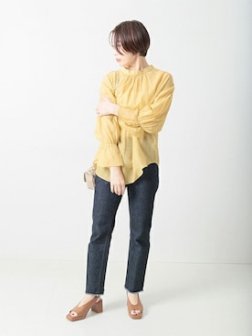 「journal standard L'essage（ジャーナルスタンダードレサージュ）のアイテム」を使った、yasumotoさん（レディース・159cm）の春コーディネート