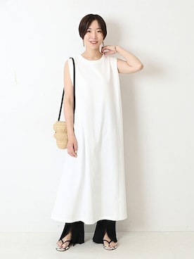 「JOURNAL STANDARD SELECT（ジャーナルスタンダードセレクト）のアイテム」を使った、yasumotoさん（レディース・159cm）の夏コーディネート