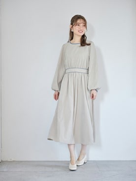 「tocco closet（トッコ　クローゼット）のアイテム（ワンピース/ドレス）」を使った、tocco closet_zozotownさん（レディース・163cm）の冬コーディネート