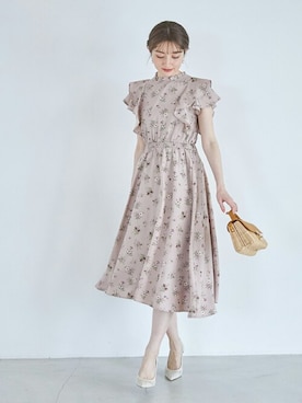 「tocco closet（トッコ　クローゼット）のアイテム（ワンピース/ドレス）」を使った、tocco closet_zozotownさん（レディース・163cm）の冬コーディネート