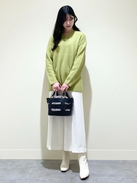 「あったかパンツ」｜LAUTREAMONT CO. ONLINE SHOP ZOZOTOWNさん（レディース・163cm）の冬コーディネート