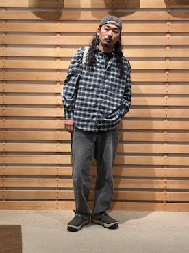 「L.L.Bean（エルエルビーン）のアイテム（トートバッグ）」を使った、unさん（メンズ・174cm）の秋コーディネート