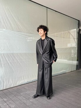 「スタイリング」｜「アイテム（ジャケット/アウター）」を使った、masaki_naraさん（メンズ・178cm）の春コーディネート