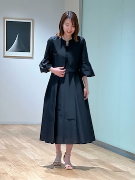 「ANAYI（アナイ）のアイテム（ノーカラージャケット）」を使った、Wake.hさん（レディース・165cm）の春コーディネート