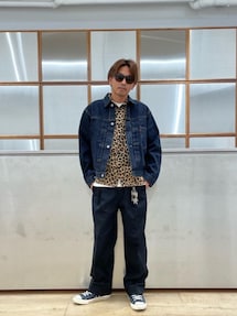 ブルゾンを使った「ヒョウ柄」のメンズ人気ファッション