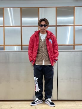 「HYSTERIC GLAMOUR（ヒステリックグラマー）のCIRCLE HEAD Tシャツ2PACS（Tシャツ/カットソー）」を使った、京都くんさん（メンズ・172cm）の秋コーディネート