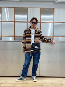 「秋コーデ」｜「アイテム（その他アウター）」を使った、京都くんさん（メンズ・172cm）の冬コーディネート