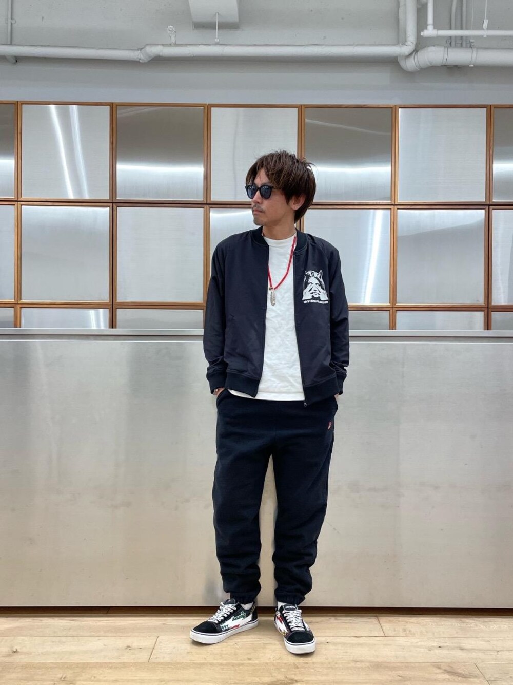 SEE NO EVIL リブブルゾンを使った人気ファッションコーディネート - WEAR