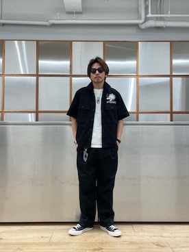 京都くんさんの（HYSTERIC GLAMOUR | ヒステリックグラマー）を使ったコーディネート