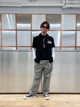 京都くんさんの（HYSTERIC GLAMOUR | ヒステリックグラマー）を使ったコーディネート