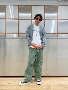 「アイテム（キーホルダー）」を使った、京都くんさん（メンズ・172cm）の夏コーディネート