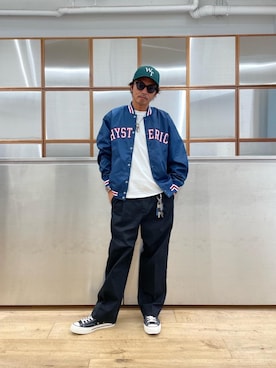 「アイテム（キーホルダー）」を使った、京都くんさん（メンズ・172cm）の夏コーディネート