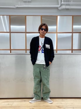 「アイテム（キーホルダー）」を使った、京都くんさん（メンズ・172cm）の夏コーディネート