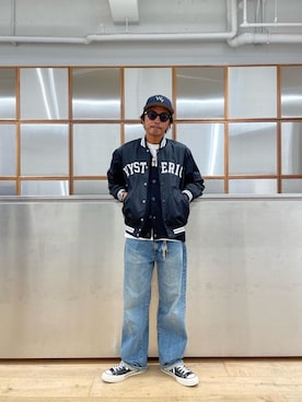 「アイテム（キーホルダー）」を使った、京都くんさん（メンズ・172cm）の夏コーディネート