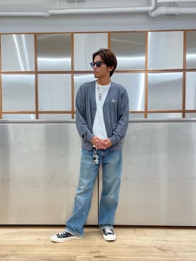 「アイテム（キーホルダー）」を使った、京都くんさん（メンズ・172cm）の秋コーディネート