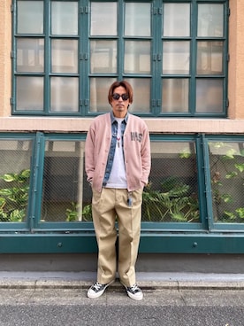 「HYSTERIC GLAMOUR（ヒステリックグラマー）のアイテム」を使った、京都くんさん（メンズ・172cm）の秋コーディネート