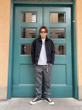 京都くんさん（メンズ・172cm）の秋コーディネート