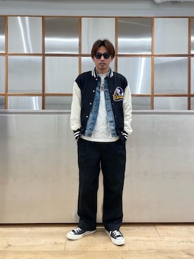 京都くんさん（メンズ・172cm）の春コーディネート