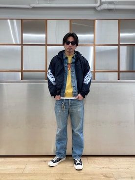 京都くんさん(メンズ・172cm)の春コーディネート