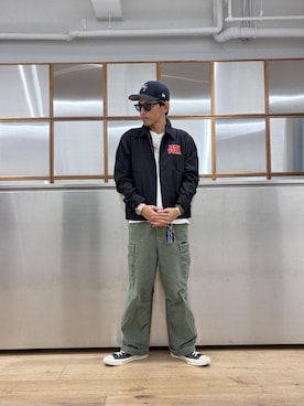 京都くんさん(メンズ・172cm)の秋コーディネート