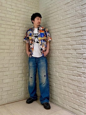 「シャツ 」｜HIDEさん（メンズ・172cm）の夏コーディネート