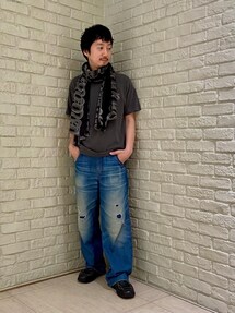 HYSTERIC GLAMOUR（ヒステリックグラマー）の「SNAKE LOOP柄 ストール