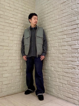 「アメカジ、冬コーデ」｜HIDEさん（メンズ・172cm）の秋コーディネート