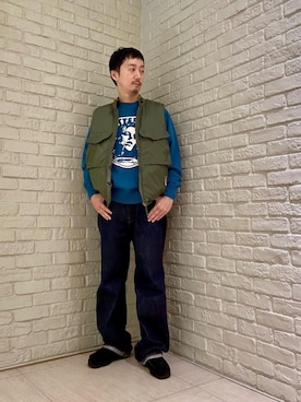 「アメカジ、冬コーデ」｜HIDEさん（メンズ・172cm）の秋コーディネート