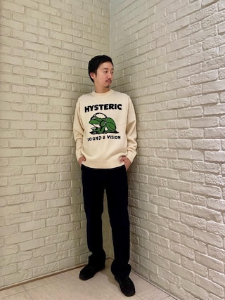 HYSTERIC GLAMOUR（ヒステリックグラマー）の「DIGGY編込 セーター
