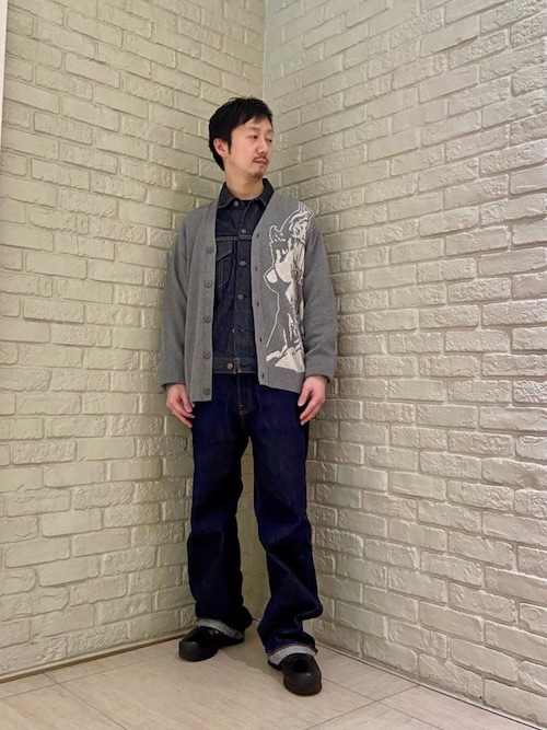 リジットストレートバギーデニムパンツ（デニムパンツ）｜HYSTERIC