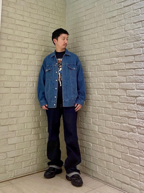 リジットストレートバギーデニムパンツ（デニムパンツ）｜HYSTERIC