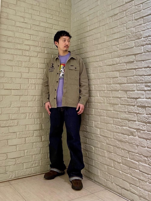 HYS SPACE BENDER M-44 HBTシャツジャケット（ブルゾン）｜HYSTERIC