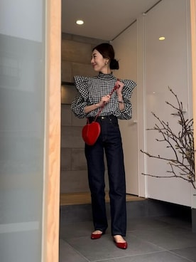 「Vicente（ヴィセンテ）のアイテム」を使った、Vicente👖さん（レディース・163cm）の春コーディネート