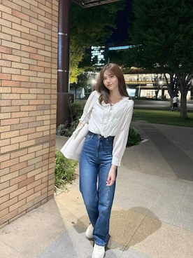 「Vicente（ヴィセンテ）のアイテム」を使った、Vicente👖さん（レディース・163cm）の春コーディネート