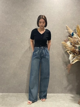 「Vicente（ヴィセンテ）のアイテム」を使った、Vicente👖さん（レディース・156cm）の夏コーディネート