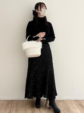 hoooooonoさん（レディース・158cm）の冬コーディネート