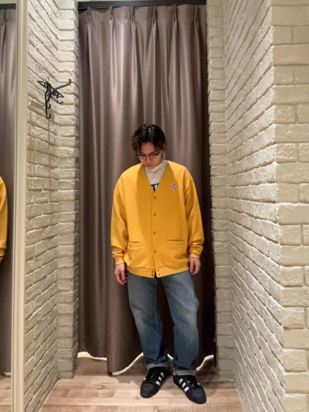 カ*ズ様 HYSTERIC GLAMOUR STEEL DEVILカーディガン HYSTERIC GLAMOUR（ヒステリックグラマー）の「DEVIL WOMANワッペン