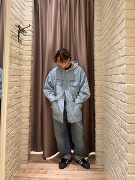 「バックプリント」｜「アイテム（ブルゾン）」を使った、hysteric0717さん（メンズ・163cm）の秋コーディネート