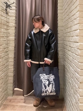 「HYSTERIC GLAMOUR（ヒステリックグラマー）のアイテム（ブルゾン）」を使った、hysteric0717さん（メンズ・163cm）の秋コーディネート