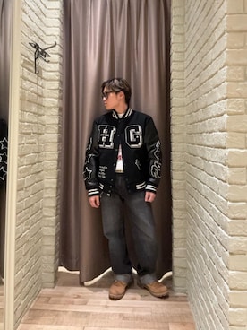 「HYSTERIC GLAMOUR（ヒステリックグラマー）のアイテム（ブルゾン）」を使った、hysteric0717さん（メンズ・163cm）の秋コーディネート
