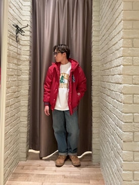 「HYSTERIC GLAMOUR（ヒステリックグラマー）のアイテム（ブルゾン）」を使った、hysteric0717さん（メンズ・163cm）の冬コーディネート