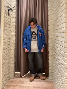 「HYSTERIC GLAMOUR（ヒステリックグラマー）のアイテム（ブルゾン）」を使った、hysteric0717さん（メンズ・163cm）の冬コーディネート