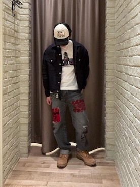 「HYSTERIC GLAMOUR（ヒステリックグラマー）のアイテム（その他アウター）」を使った、hysteric0717さん（メンズ・163cm）の冬コーディネート